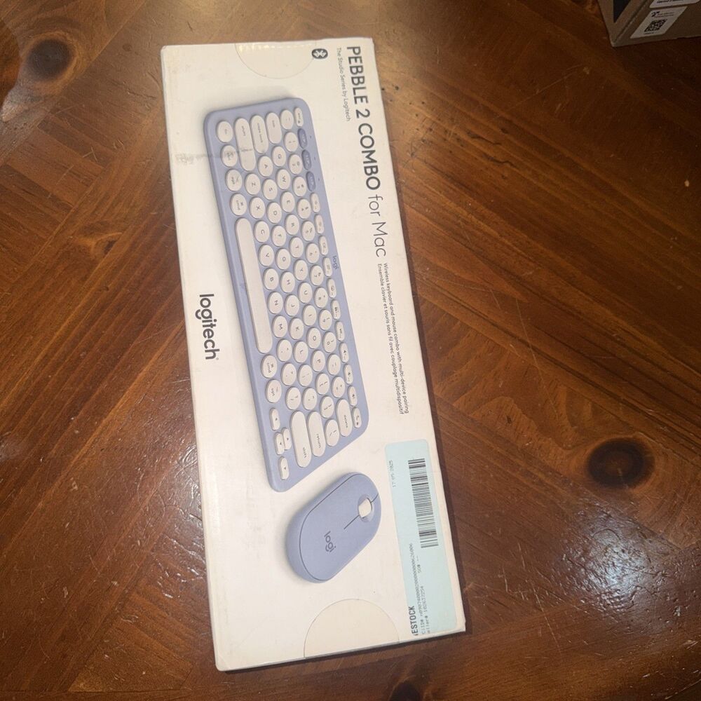 Logitech Pebble 2 Slim Bluetooth Combo Wireless Keyboard Mouse for Mac